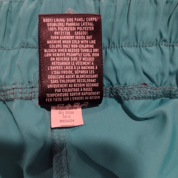 AEROPOSTALE LIVE LOVE DREAM Gray and Teal Shorts in Medium. - Picture 5 of 6
